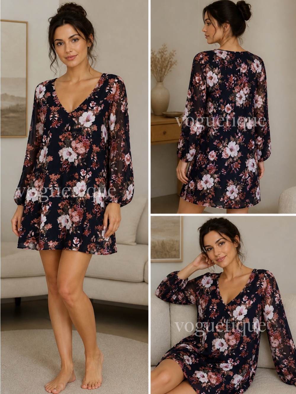 Lulu’s floral mini dress